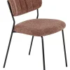 Chaise d'intérieur terracotta 74x49x57 cm Simone - FLEXMOB Online