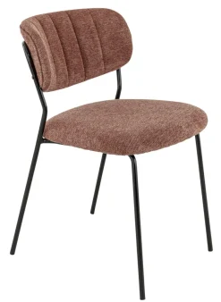 Chaise d'intérieur terracotta 74x49x57 cm Simone - FLEXMOB Online