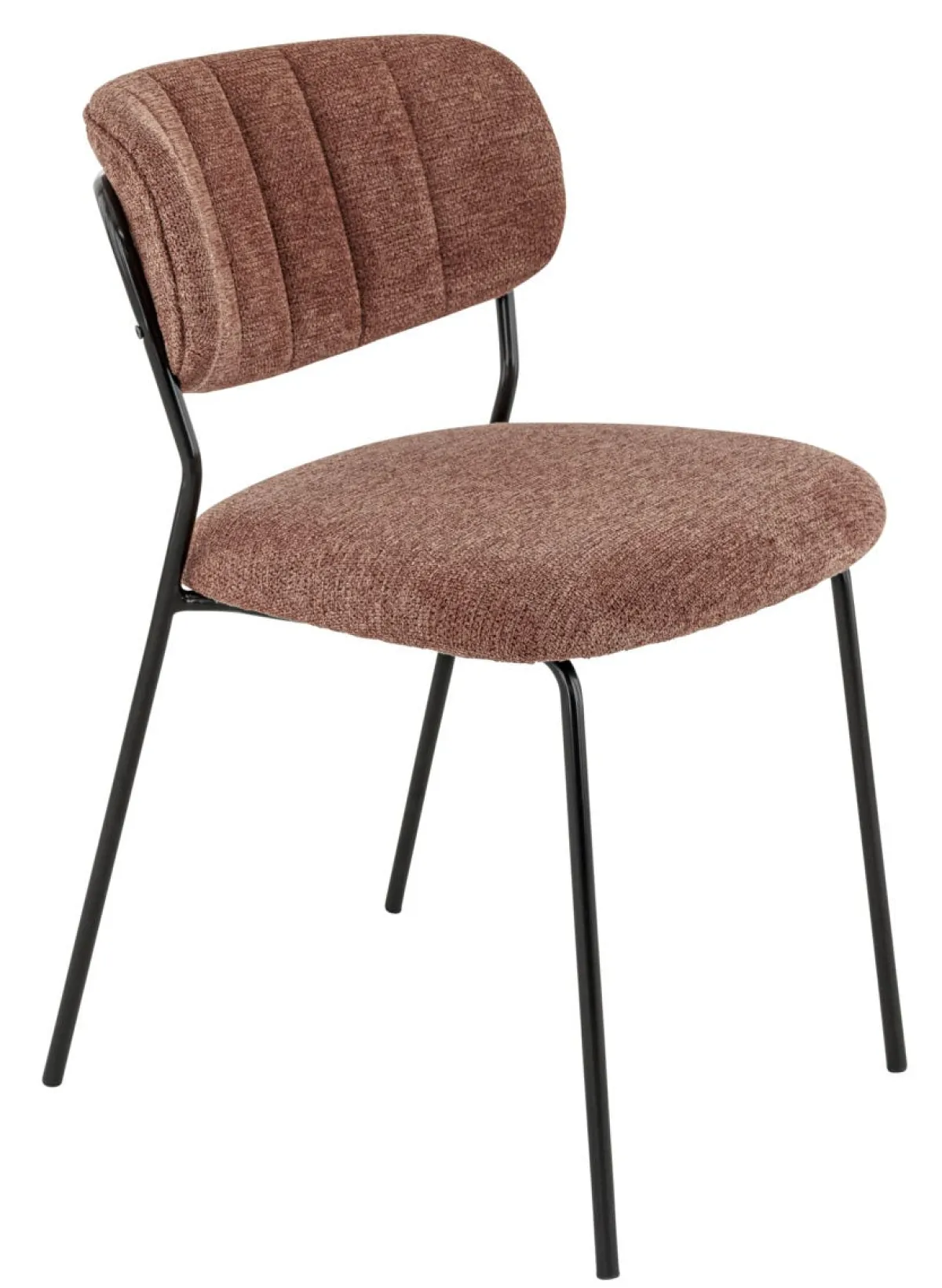 Chaise d'intérieur terracotta 74x49x57 cm Simone - FLEXMOB Online
