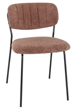 Chaise d'intérieur terracotta 74x49x57 cm Simone - FLEXMOB Online