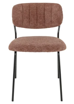 Chaise d'intérieur terracotta 74x49x57 cm Simone - FLEXMOB Online