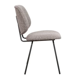 Chaise greige 80x50x58,2 cm Franck - FLEXMOB Outlet