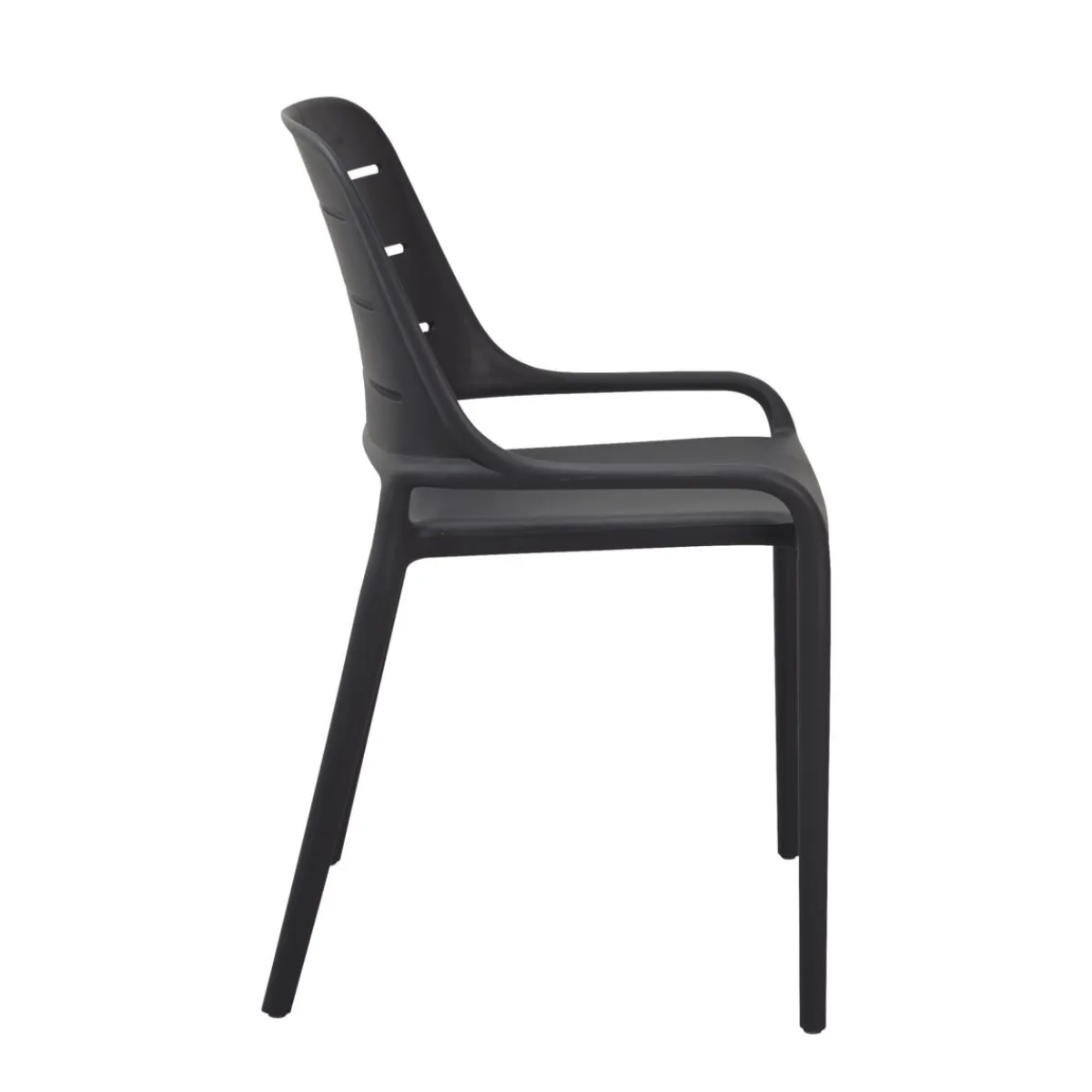 Chaise gris anthracite 82x53x52 cm Foggia - FLEXMOB Online