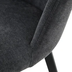 Chaise gris anthracite 79,9x48,2x58,5 cm Magali - FLEXMOB