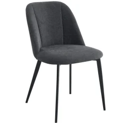 Chaise gris anthracite 79,9x48,2x58,5 cm Magali - FLEXMOB