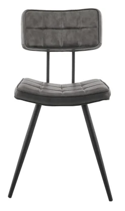 Chaise gris anthracite 81x48x60 cm Maurice - FLEXMOB Online