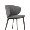 Chaise gris 75x58x56 cm Maxime - FLEXMOB Discount