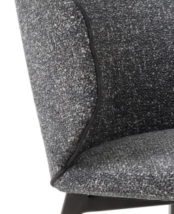 Chaise gris 75x58x56 cm Maxime - FLEXMOB Discount
