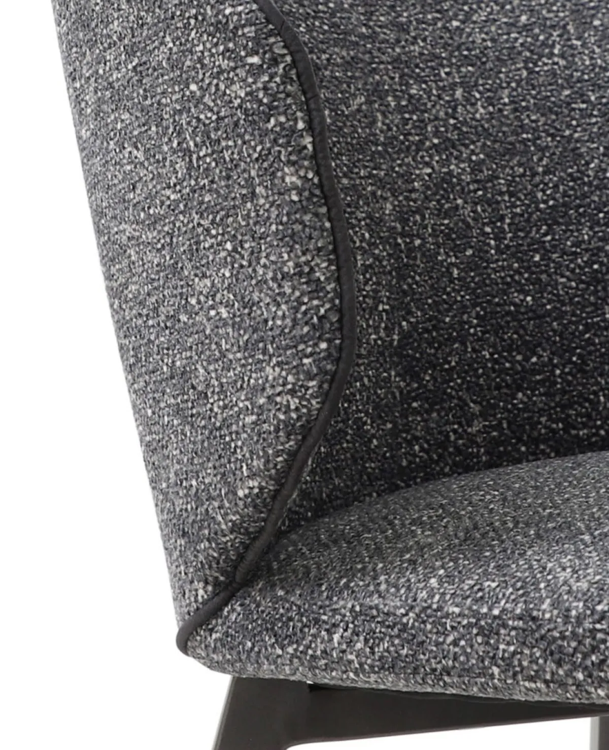 Chaise gris 75x58x56 cm Maxime - FLEXMOB Discount