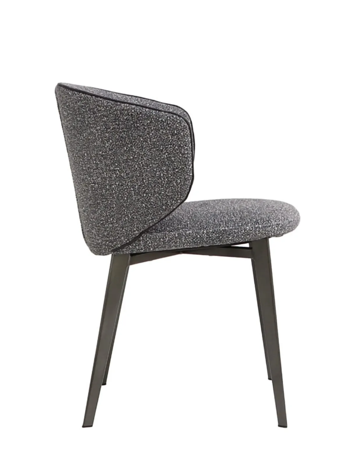 Chaise gris 75x58x56 cm Maxime - FLEXMOB Discount