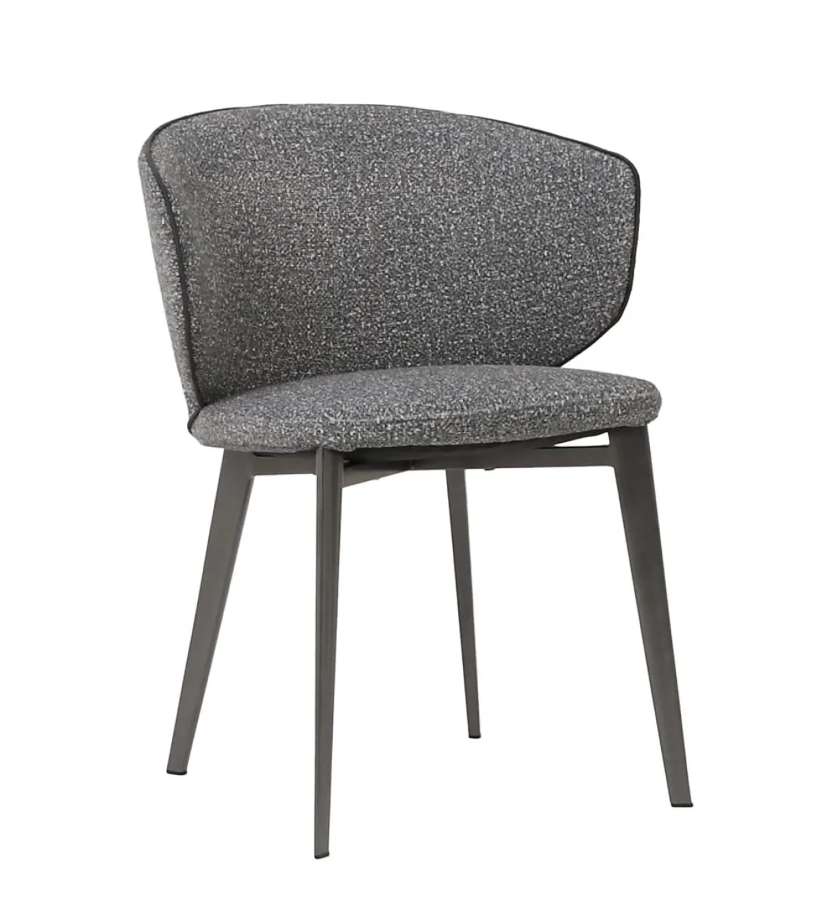 Chaise gris 75x58x56 cm Maxime - FLEXMOB Discount