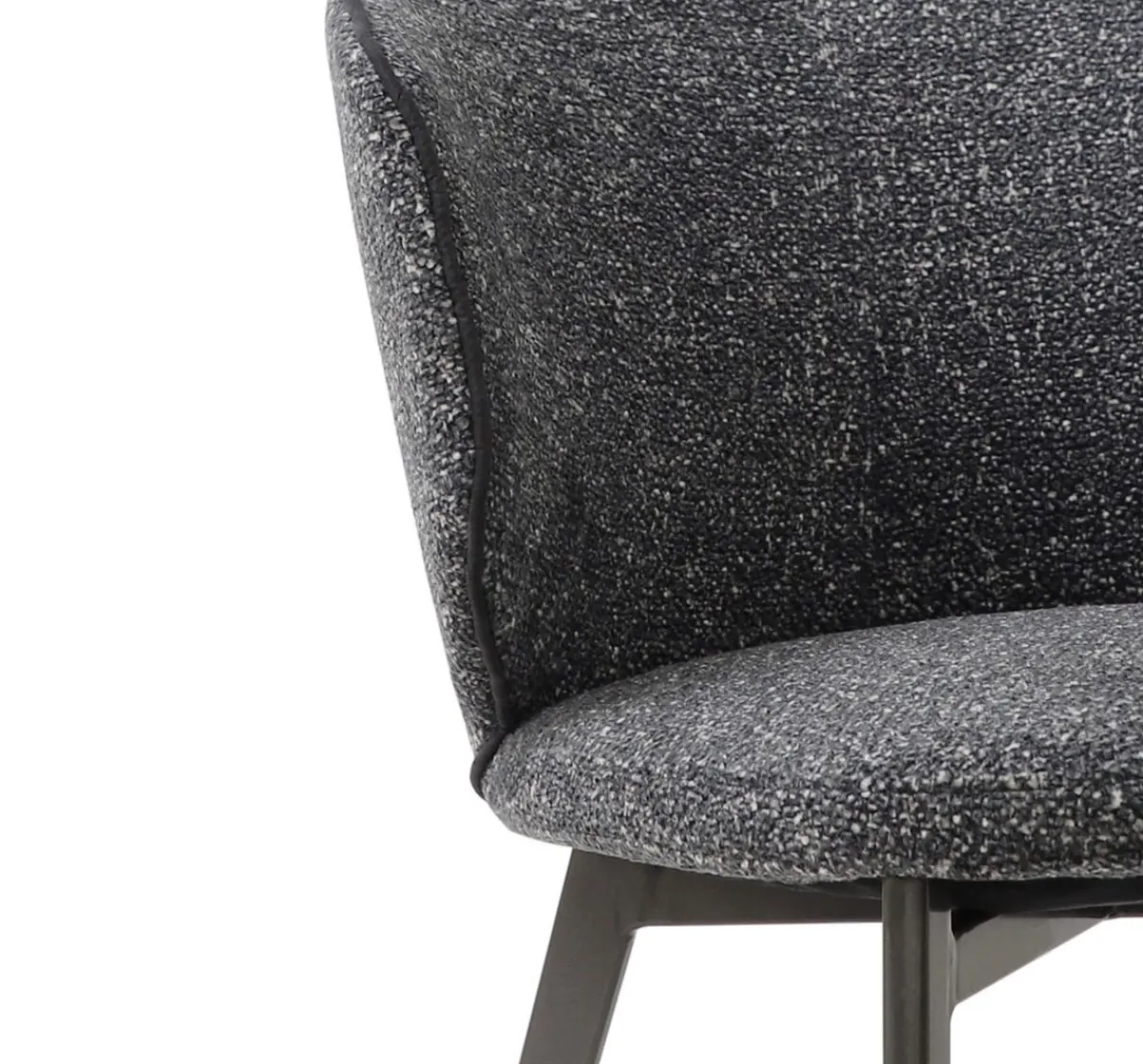 Chaise gris 75x58x56 cm Maxime - FLEXMOB Discount