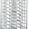 Aucune Chariot cafétéria inox 2 colonnes 12 plateaux entrée côte à côte Discount