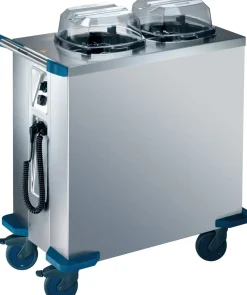 B.PRO Chariot chauffant à niveau constant pour assiettes D26-31 cm inox 1800 W 230v Hot