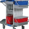 Chariot de ménage gris - Aucune Discount
