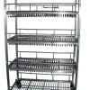 Chariot de séchage-stockage de plateaux ou bacs GN inox 100x56x176 cm 4 niveaux - Aucune Hot