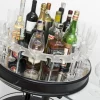 ZEPE Chariot de service marron bois Roma New