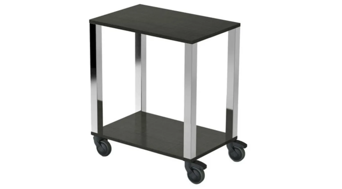 Chariot de service 2 plateaux noir acier - PINTINOX Sale