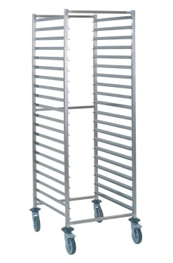 Chariot inox sens longueur GN 2/1 17 niveaux - TOURNUS Discount