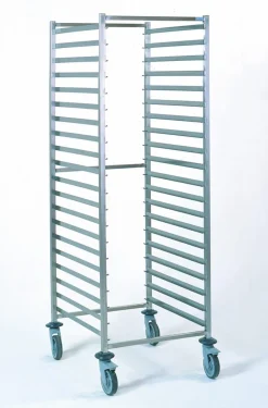 Chariot inox sens longueur GN 2/1 20 niveaux - TOURNUS Discount