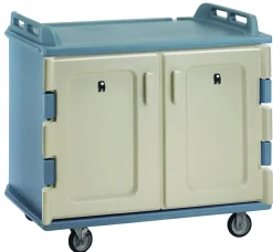 CAMBRO Chariot isotherme pour plateau de repas plastique 123,5x83x112 cm 150 kg Shoreline Discount