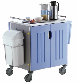 SAINT ROMAIN Chariot petit-déjeuner inox 81x61x99 cm Clearance