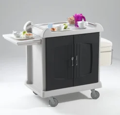 Chariot petit-déjeuner plastique 101x65x110 cm - SAINT ROMAIN New