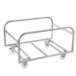 GILAC Chariot pour bac profond 500L inox 109x60,5x80,8 cm plate_length 60,5 cm Best