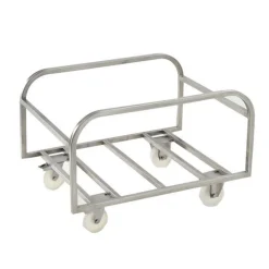 GILAC Chariot pour bac profond 310L inox 92x60,7x71,9 cm plate_length 60,7 cm Outlet