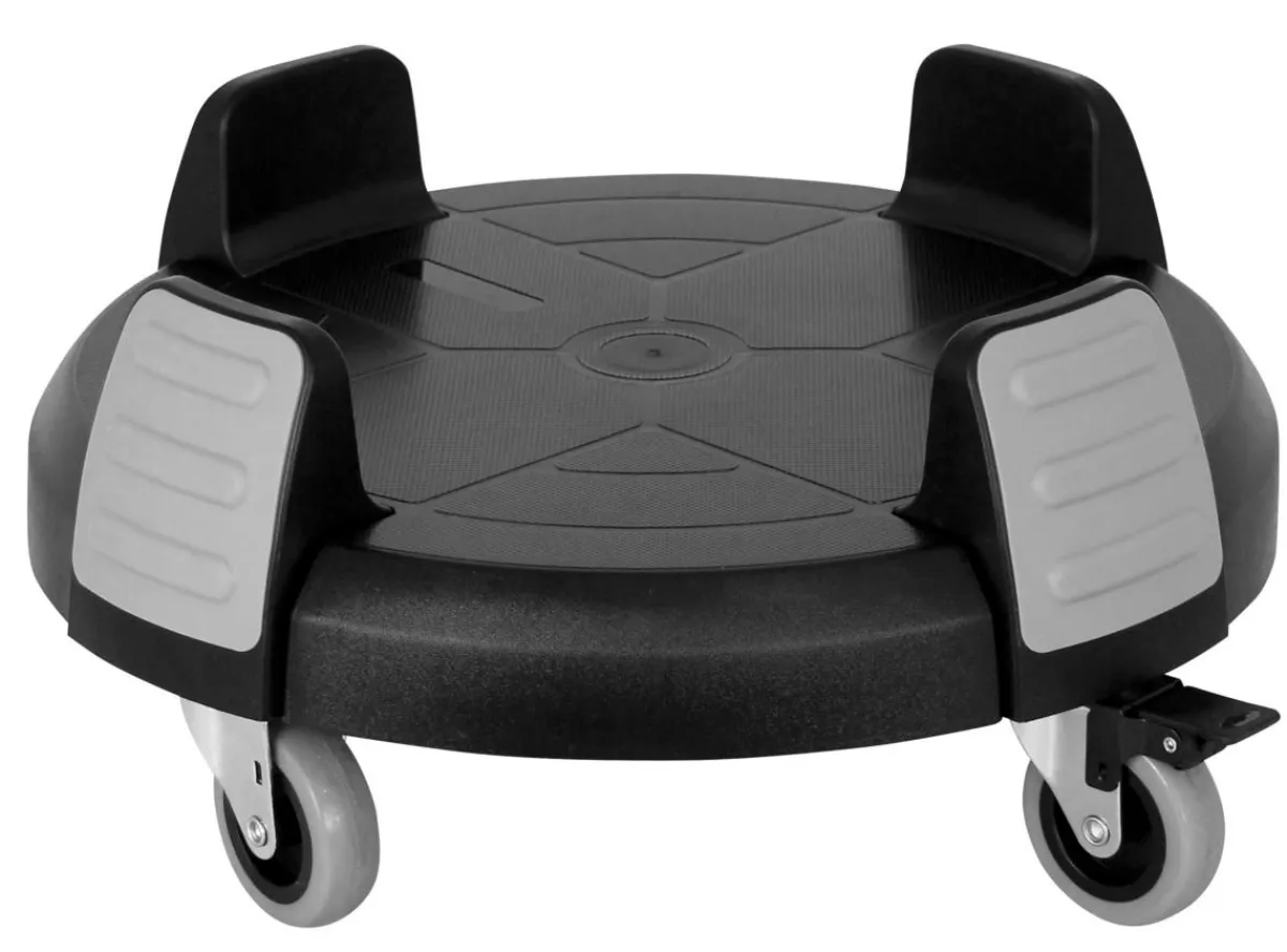 Chariot pour collecteur 80/120L plastique noir - PROBBAX Sale