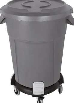 Chariot pour collecteur 80/120L plastique noir - PROBBAX Sale