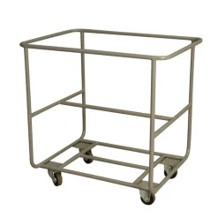 Chariot pour patière 170 L plastique 90x87,7x65,7 cm plate_length 87,7 cm - GILAC
