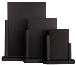 Chevalet de table rectangulaire noir 32x27,5x7 cm Classique - SECURIT New