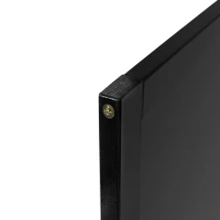SECURIT Chevalet de trottoir noir 78x56x40 cm Woody Online