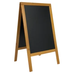 SECURIT Chevalet de trottoir TECK 125x69x68,5 cm Woody Outlet