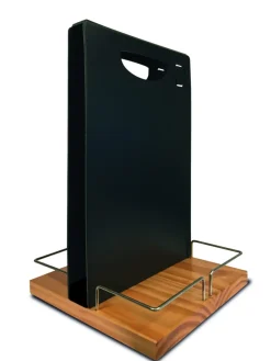 Chevalet porte-accessoires rectangulaire noir 34x22x20 cm - SECURIT Best