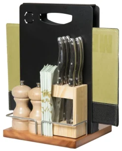 Chevalet porte-accessoires rectangulaire noir 34x22x20 cm - SECURIT Best