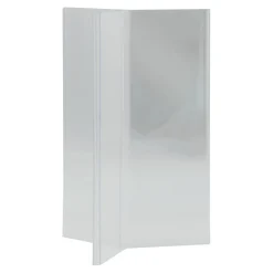 Chevalet porte-affiche 3 faces droit 15x9,5x9,5 cm Acrylic - SECURIT Online