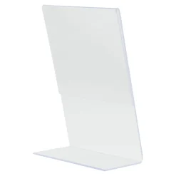 SECURIT Chevalet porte-affiche 2 faces oblique 15x10,5x5 cm Acrylic Discount