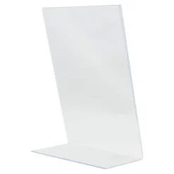 SECURIT Chevalet porte-affiche 2 faces oblique 21,4x15,1x7,4 cm Acrylic Hot