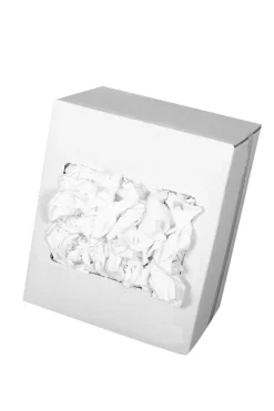 Aucune Chiffon rectangulaire blanc non tissé 43x42x22 cm (10 pièces) Best