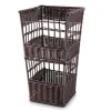 VOLLRATH Claie à porter carré aubergine polypropylène (pp) 29 cm