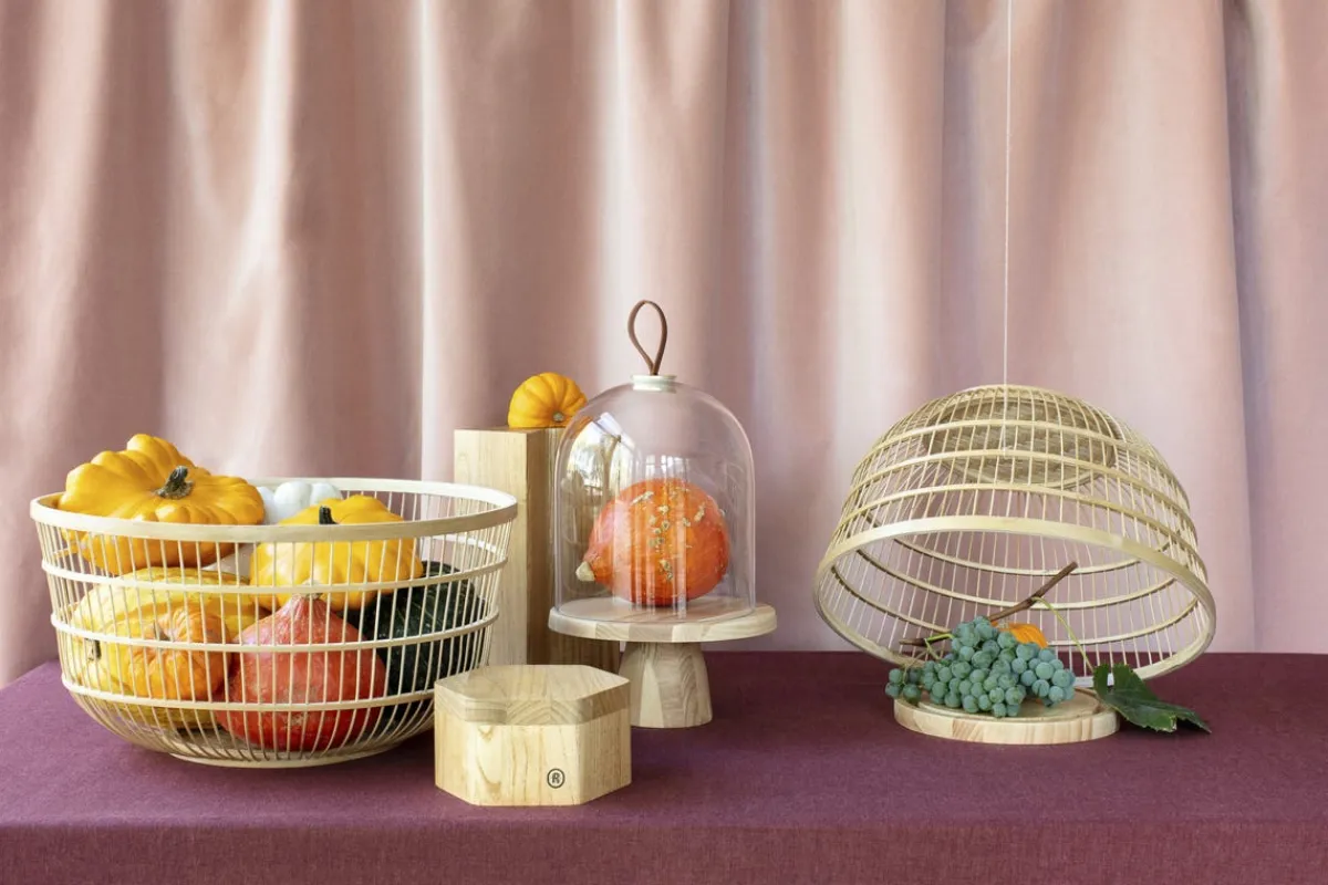 REVOL Cloche avec socle bois verre Ø 20 cm 24 cm Clearance