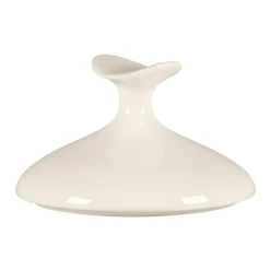 Cloche pour assiette creuse gourmet rond blanc porcelaine bone china Ø 14 cm Bravura - RAK Discount