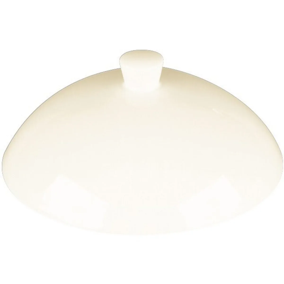 Cloche rond ivoire porcelaine vitrifiée Ø 15,5 cm Fine Dine - RAK Best