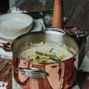 MAUVIEL Cocotte avec couvercle cuivre inox Sans revêtement Avec couvercle Ø 24 cm 12 cm 5,2 L M'200 B