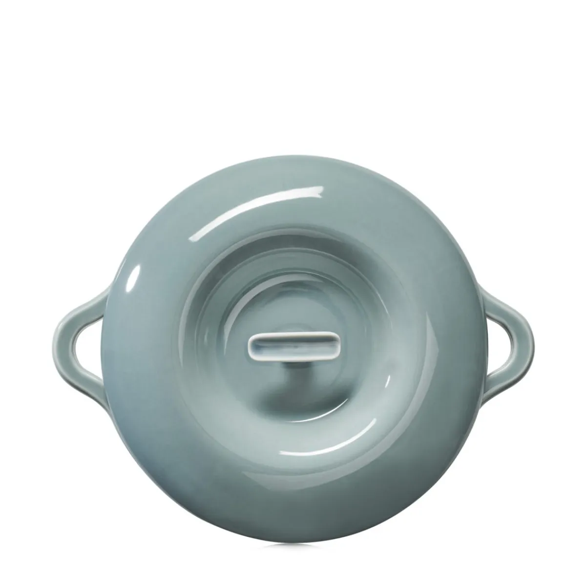 REVOL Cocotte avec couvercle pour induction rond Gris nuage porcelaine culinaire Ø 29 cm Bombance Discount