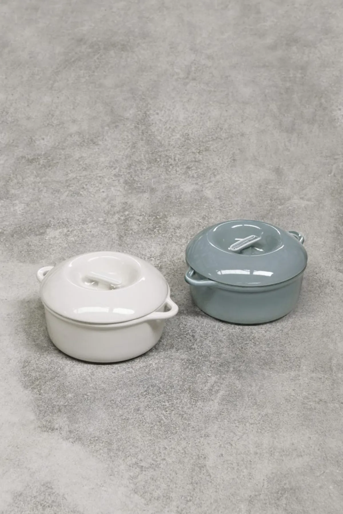 Cocotte avec couvercle rond Blanc albâtre porcelaine culinaire Ø 26 cm Bombance - REVOL