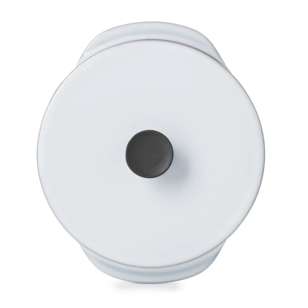 REVOL Cocotte avec couvercle rond blanc porcelaine culinaire Ø 12 cm Caractère Hot