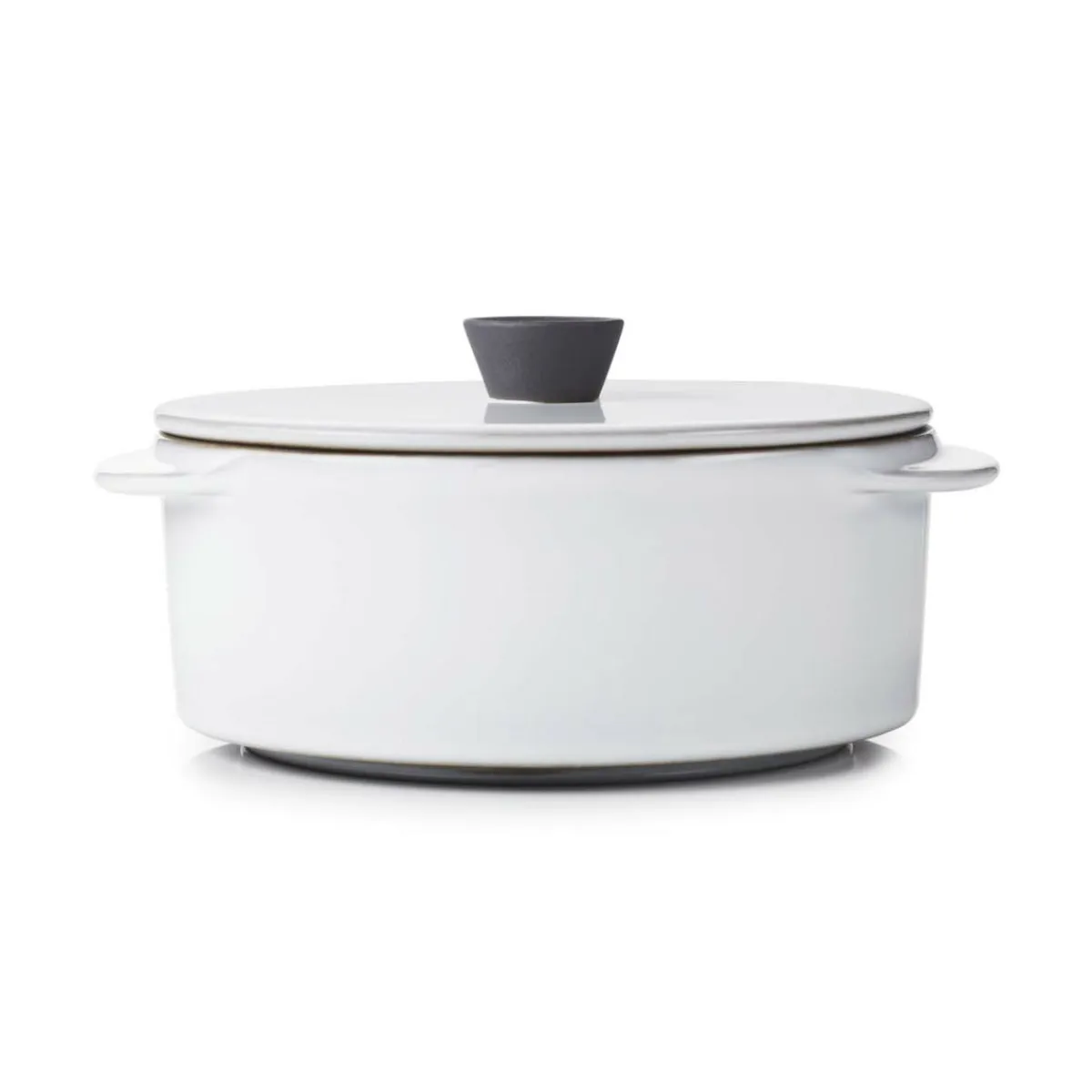 REVOL Cocotte avec couvercle rond blanc porcelaine culinaire Ø 12 cm Caractère Hot